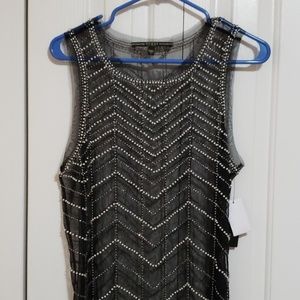 Guess Women's Black Sleeveless Shaundi Top